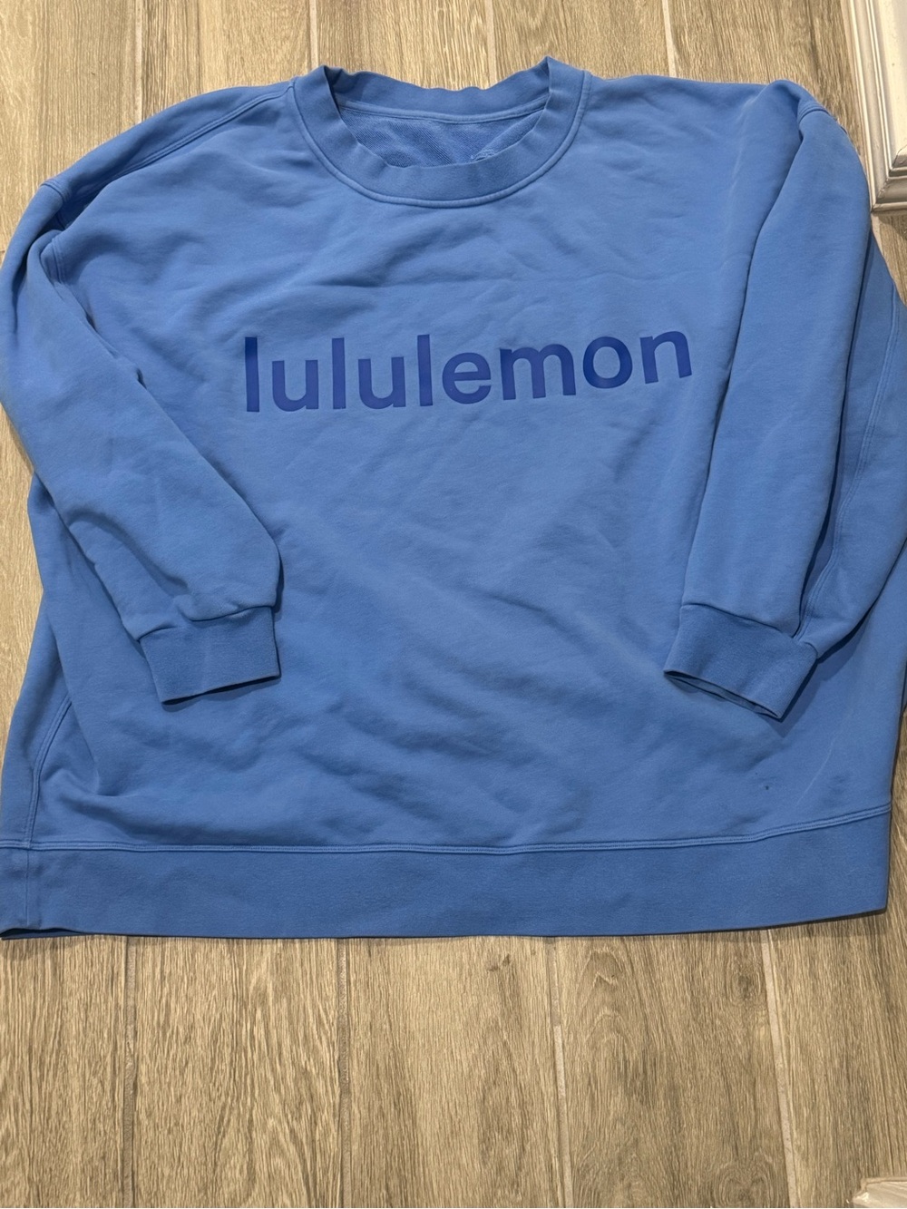 lululemon athletica Men's Periwinkle Blue Crewneck Sweatshirt